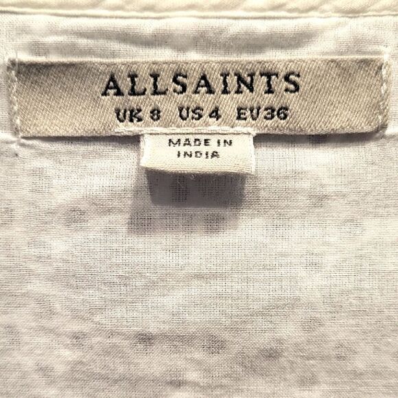 All Saints Ivory Dress. Size 4 - Picture 5 of 10